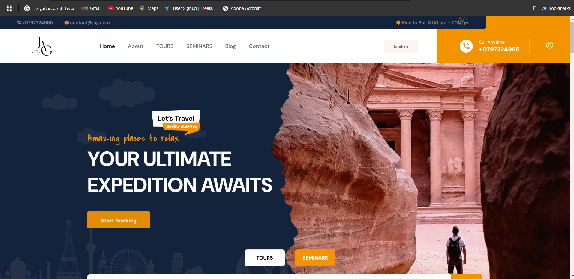 Advancer Gate – Travel Booking System with CMS & Payment Integration